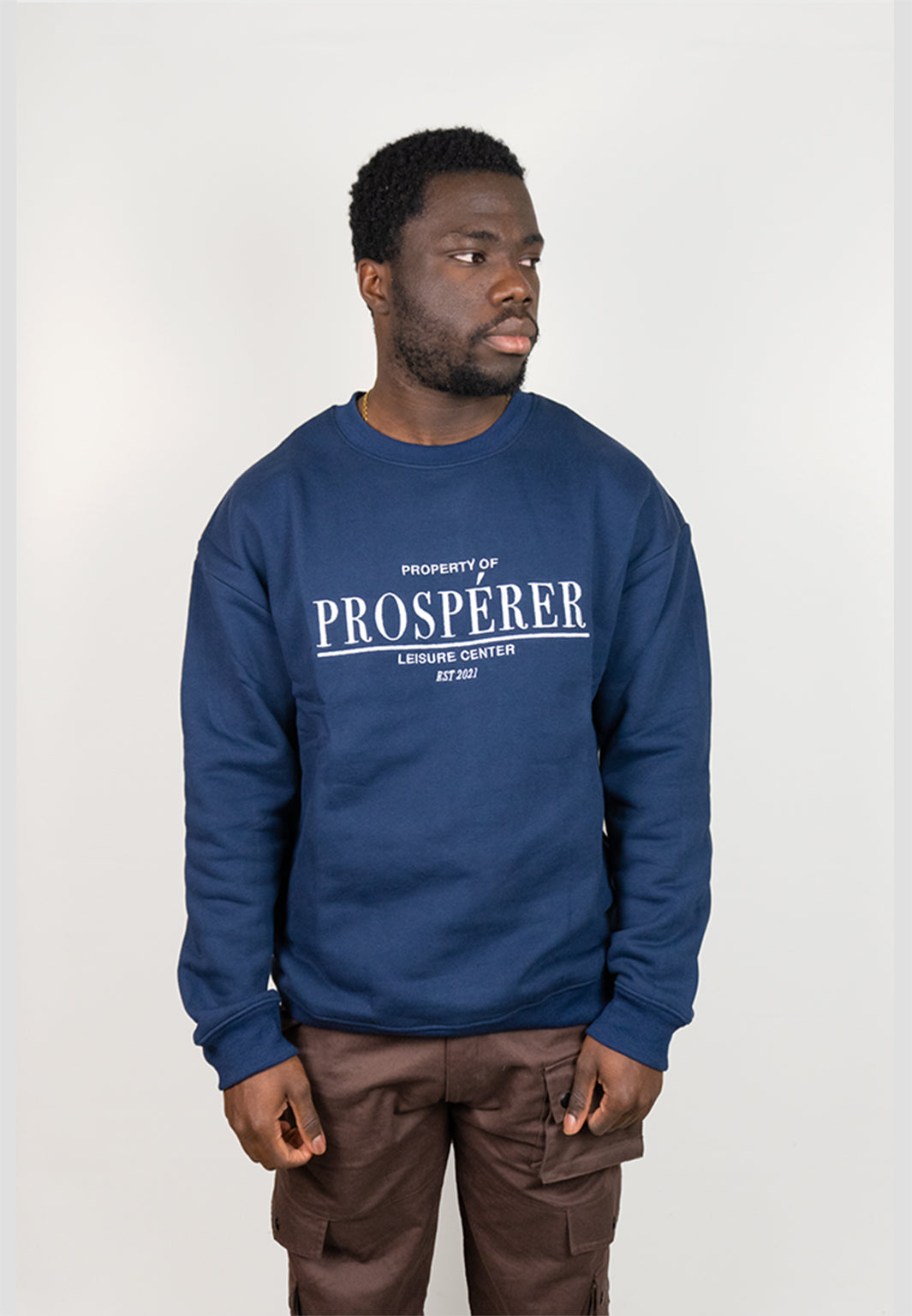 Leisure Center Crewneck Navy